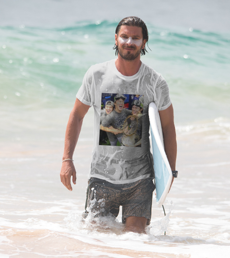 Los Angeles Dodgers World Series Champions 2025 Celebration Moment T-Shirt