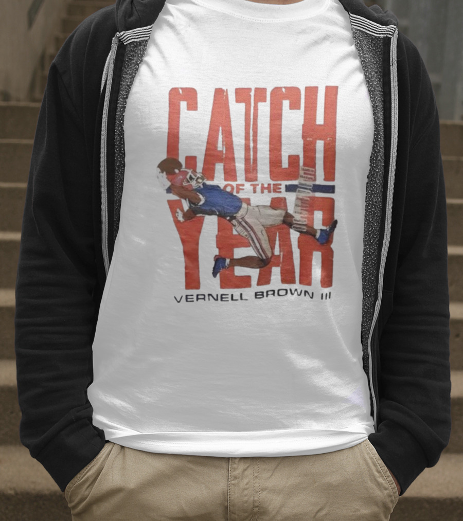 Vernell Brown III Catch Of The Year Football Action T-Shirt