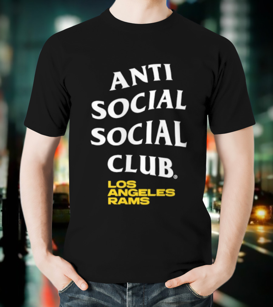 Anti Social Social Club Los Angeles Rams T-Shirt