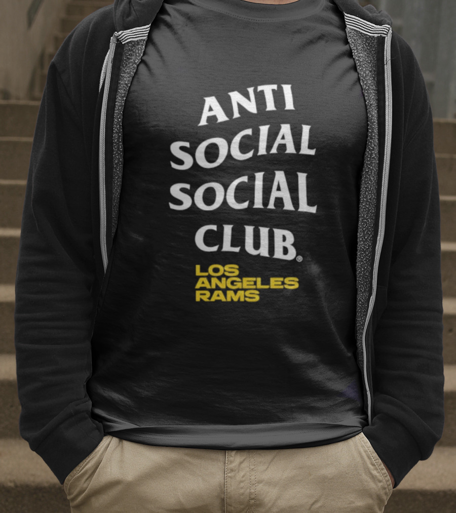 Anti Social Social Club Los Angeles Rams T-Shirt