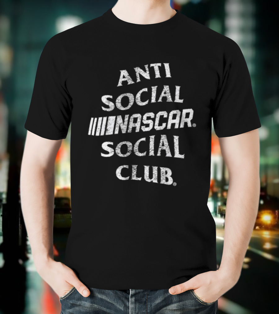 Anti Social Social Club NASCAR Collaboration Speed Graphic T-Shirt