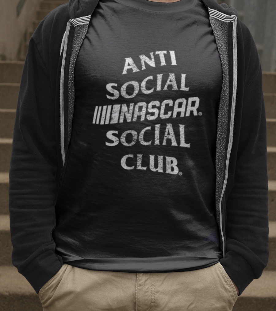 Anti Social Social Club NASCAR Collaboration Speed Graphic T-Shirt