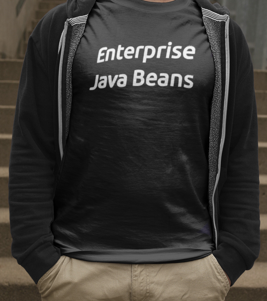 Enterprise Java Beans EJB Classic Text Design T-Shirt