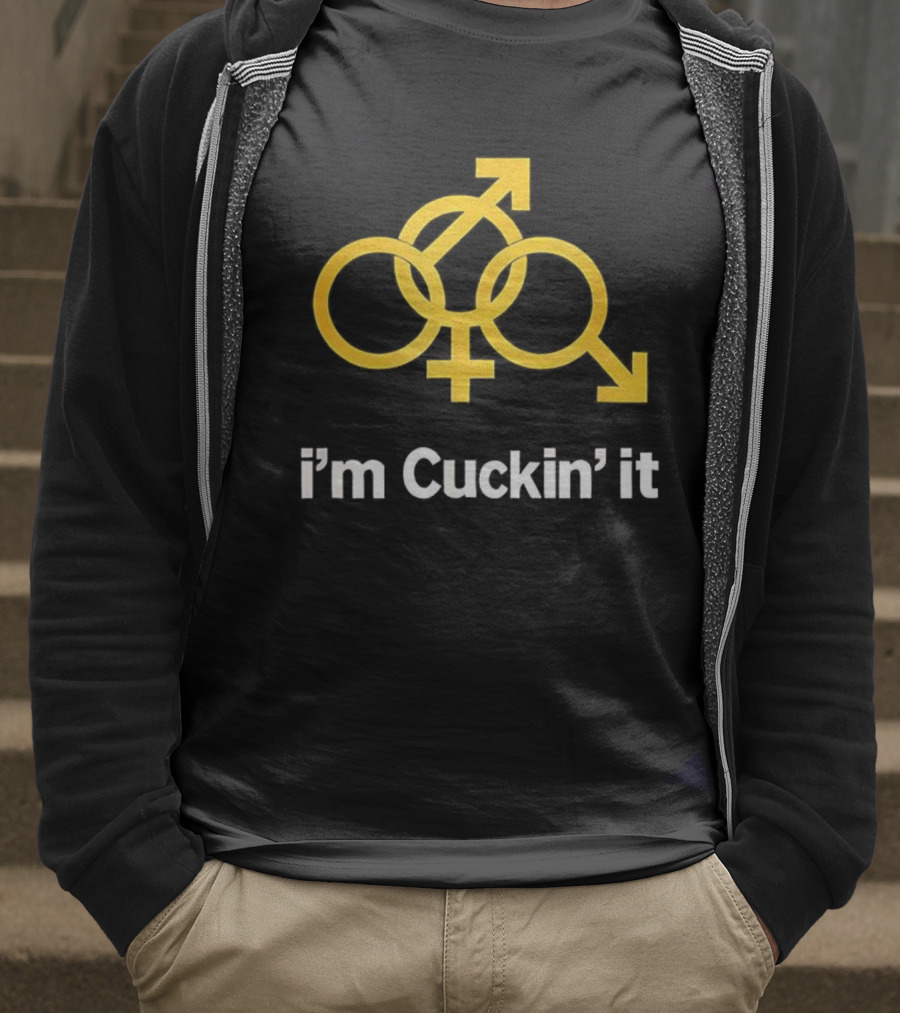 I'm Cuckin' It Gender Symbols Parody T-Shirt