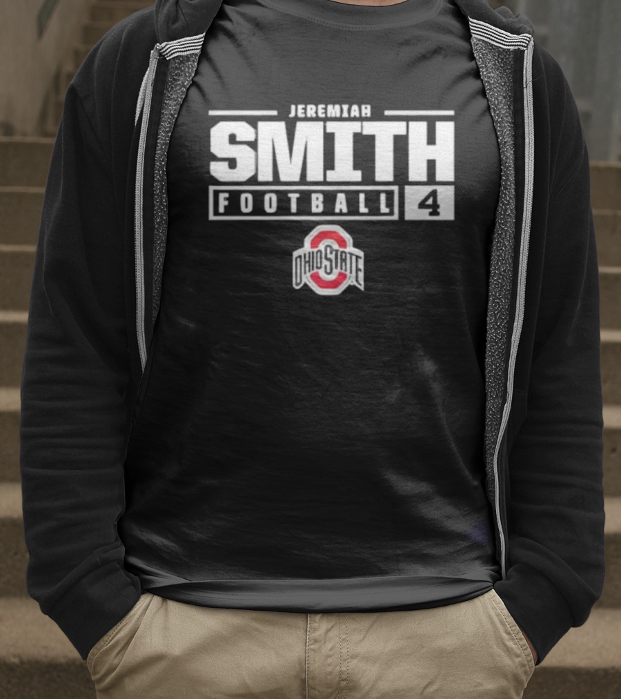 Jeremiah Smith Football 4 Ohio State Buckeyes T-Shirt