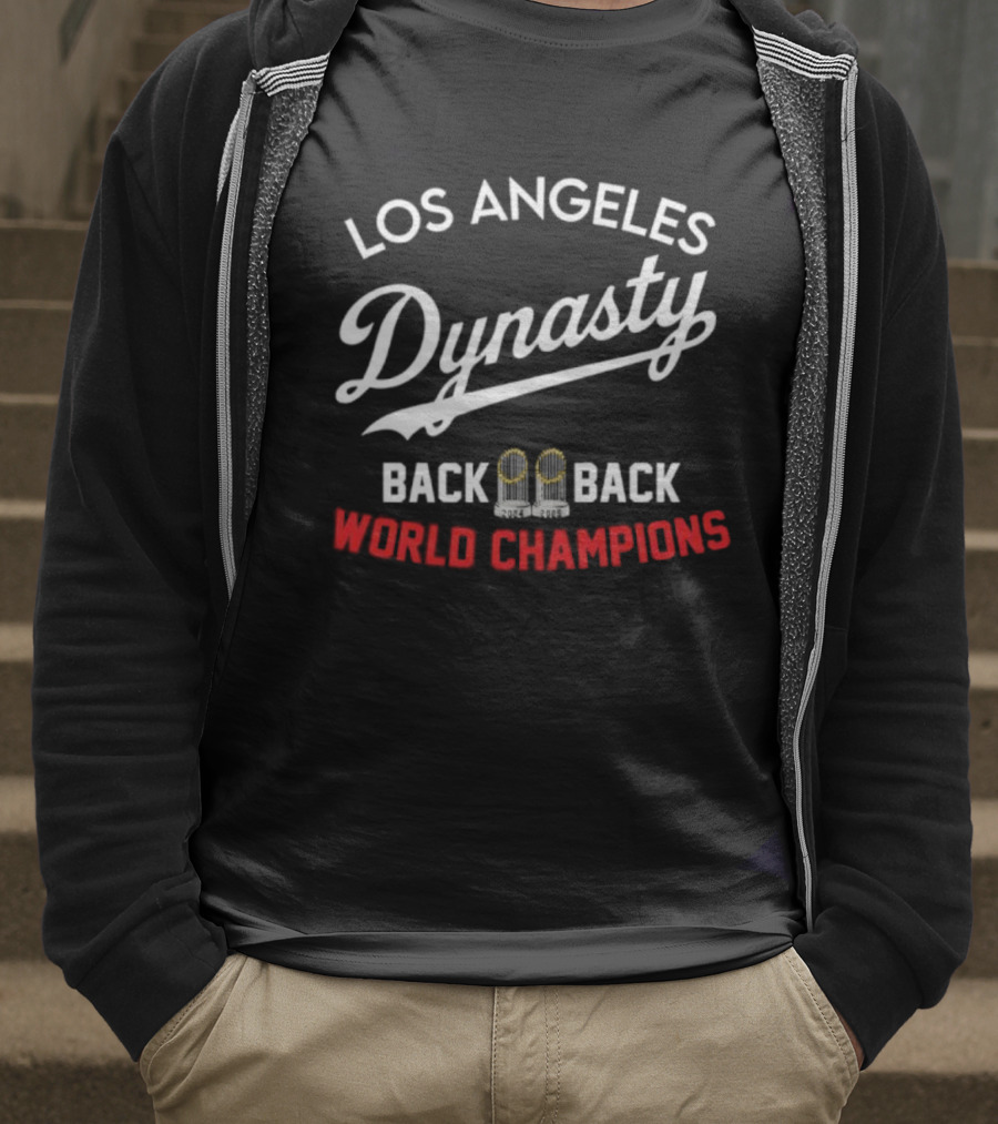 Los Angeles Dynasty Back To Back World Champions T-Shirt