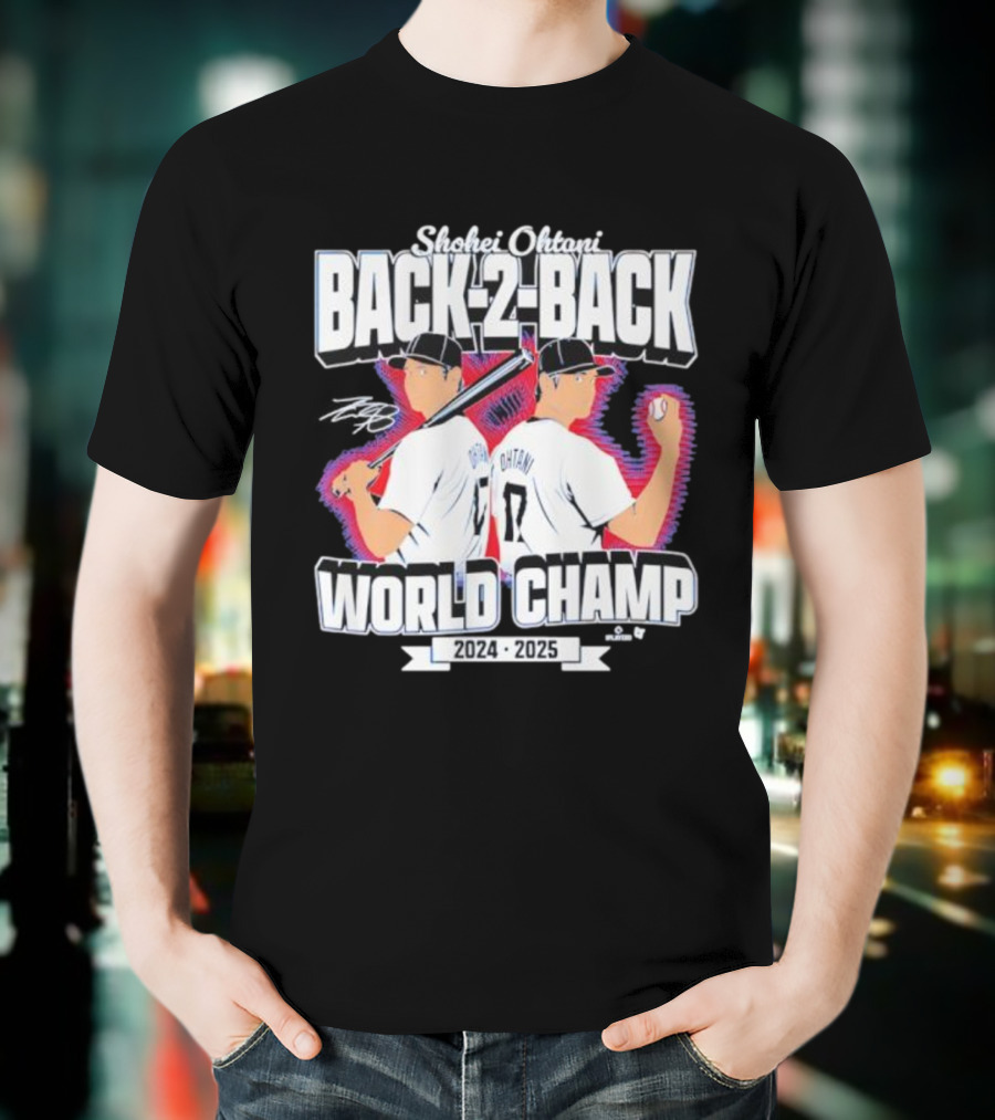 Shohei Ohtani Back-2-Back World Champ 2024 2025 T-Shirt