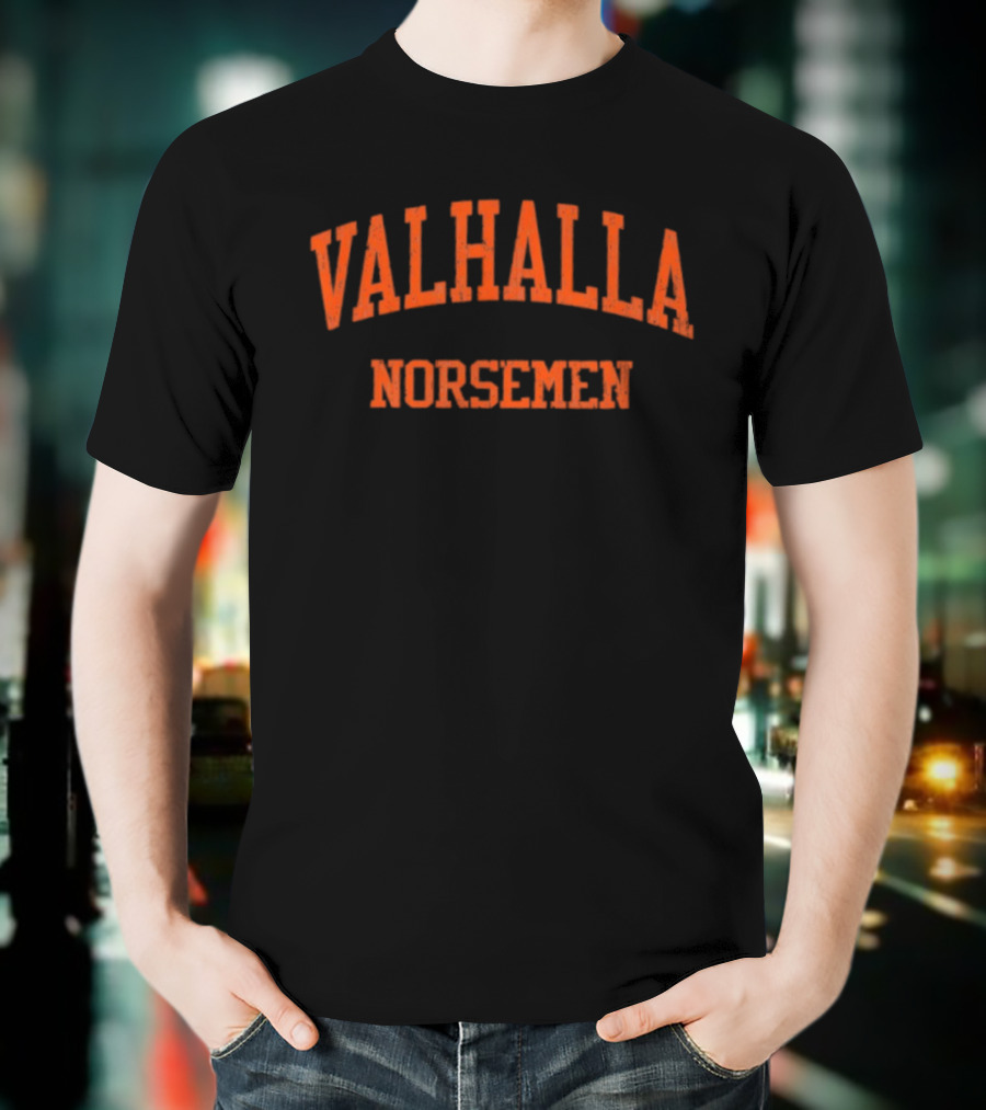 Valhalla High School Norsemen El Cajon CA Vintage Sports Theme T-Shirt