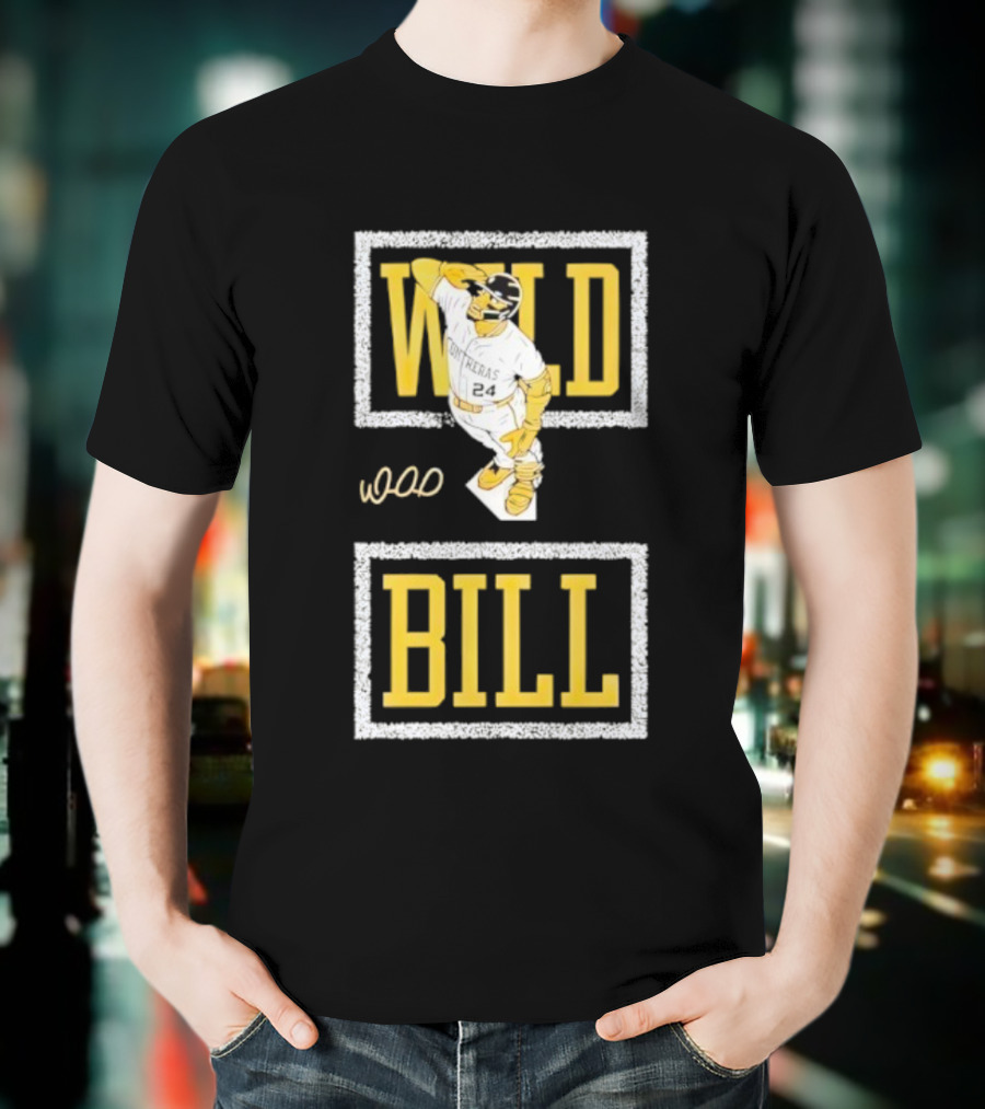 William Contreras Wild Bill Salute Milwaukee Brewers Baseball Signature T-Shirt