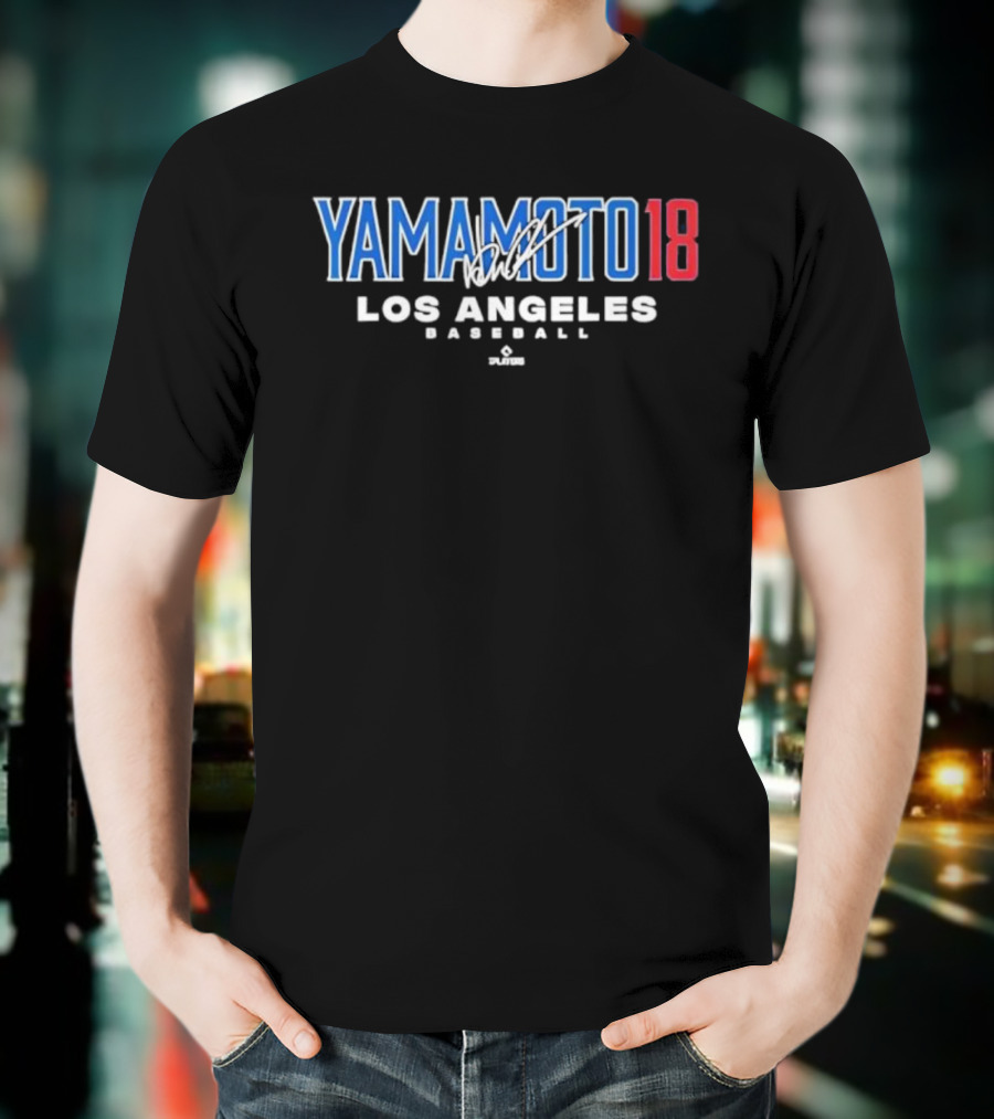 Yamamoto 18 Los Angeles Baseball Signature Series Collection T-Shirt