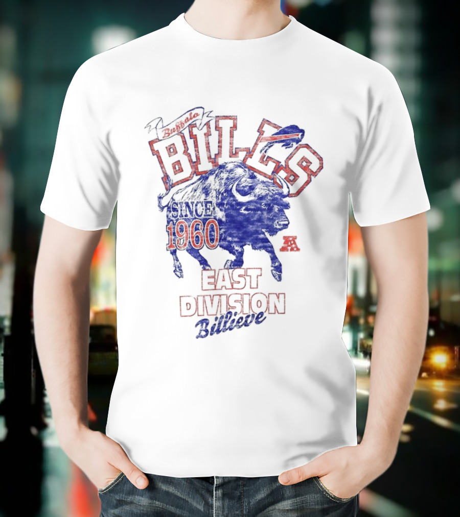 Buffalo Bills Since 1960 East Division Billieve T-Shirt