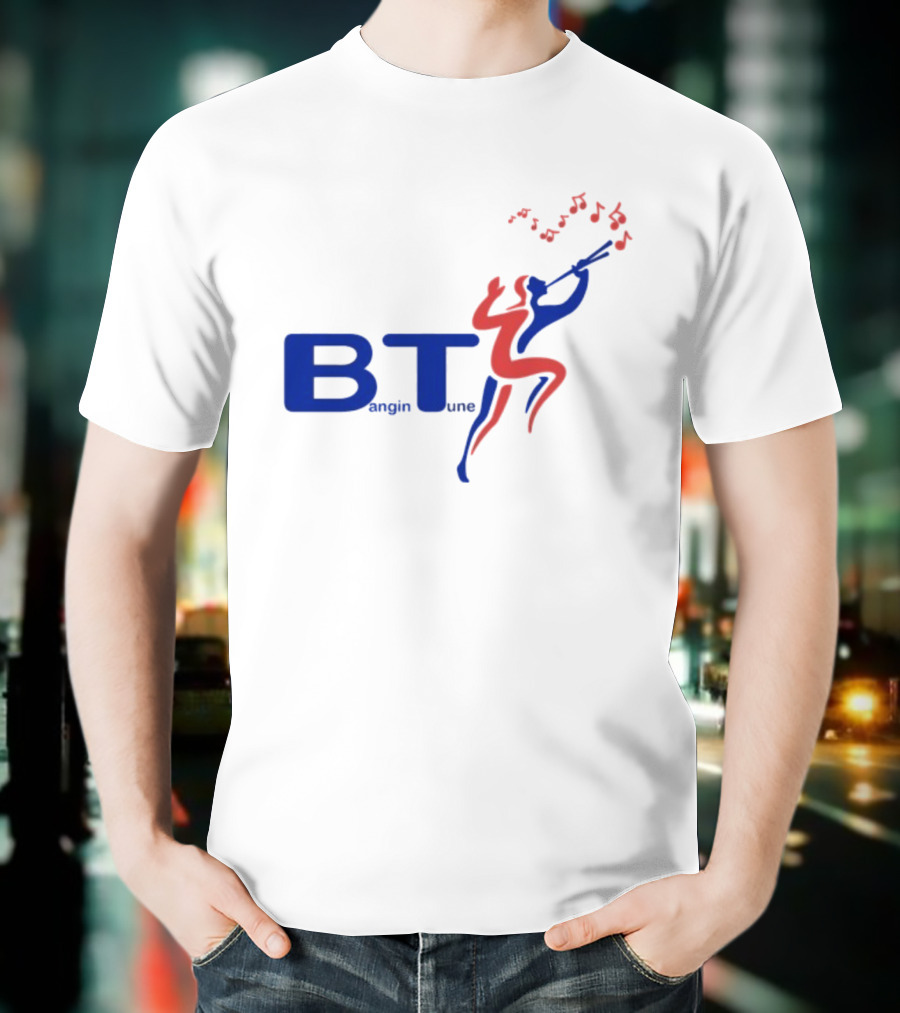 BT Bangin Tune Music Notes Jazz Player T-Shirt
