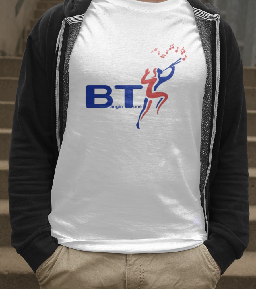 BT Bangin Tune Music Notes Jazz Player T-Shirt