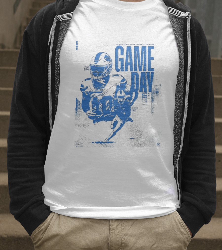 Buffalo Bills Vs Kansas City Chiefs 2025 NFL Game Day Matchup Highlights T-Shirt