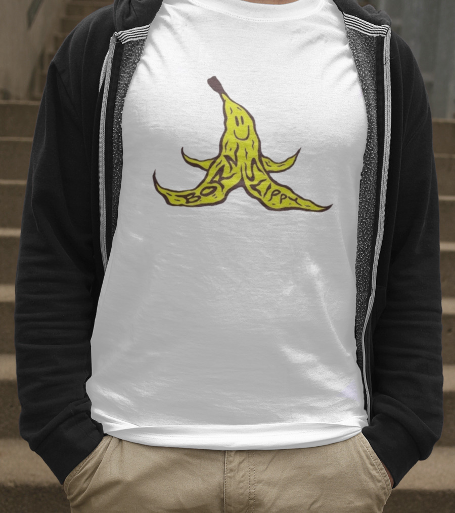 Born Slippy Banana Happy Face Icon Nostalgia T-Shirt