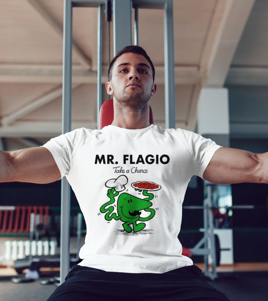 Mr. Flagio Take A Chance Chef Pizza T-Shirt
