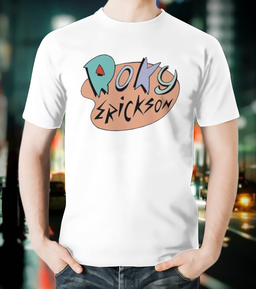 Roky Erickson Modern Life Text Art Style T-Shirt