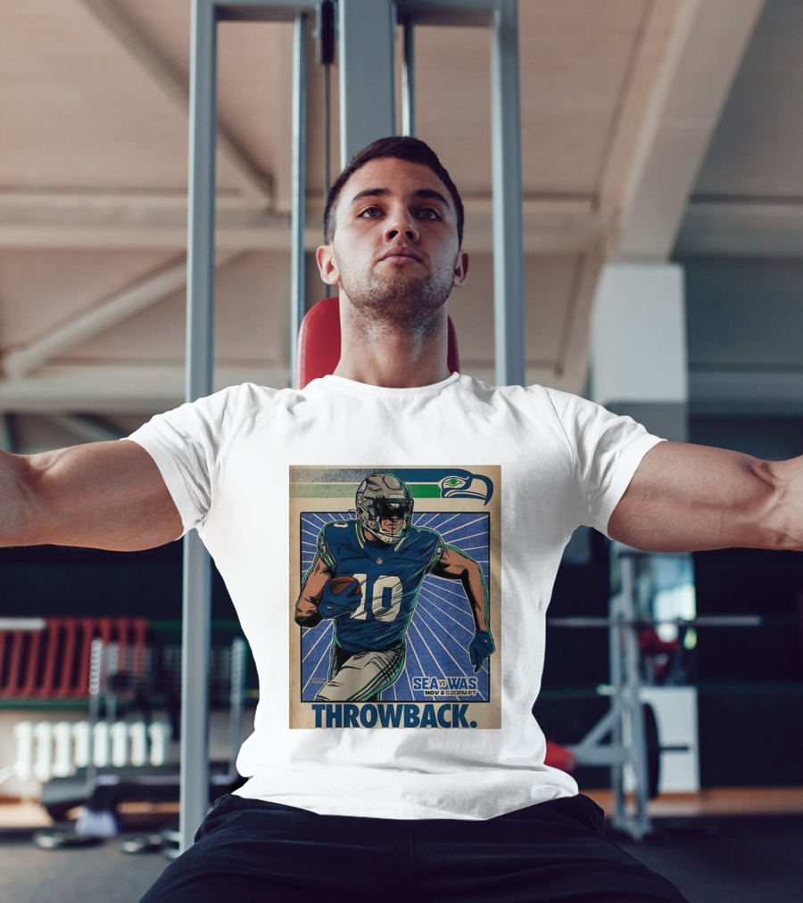 Seattle Seahawks Vs Washington Commanders Nov 2 Throwback NFL 2025 T-Shirt