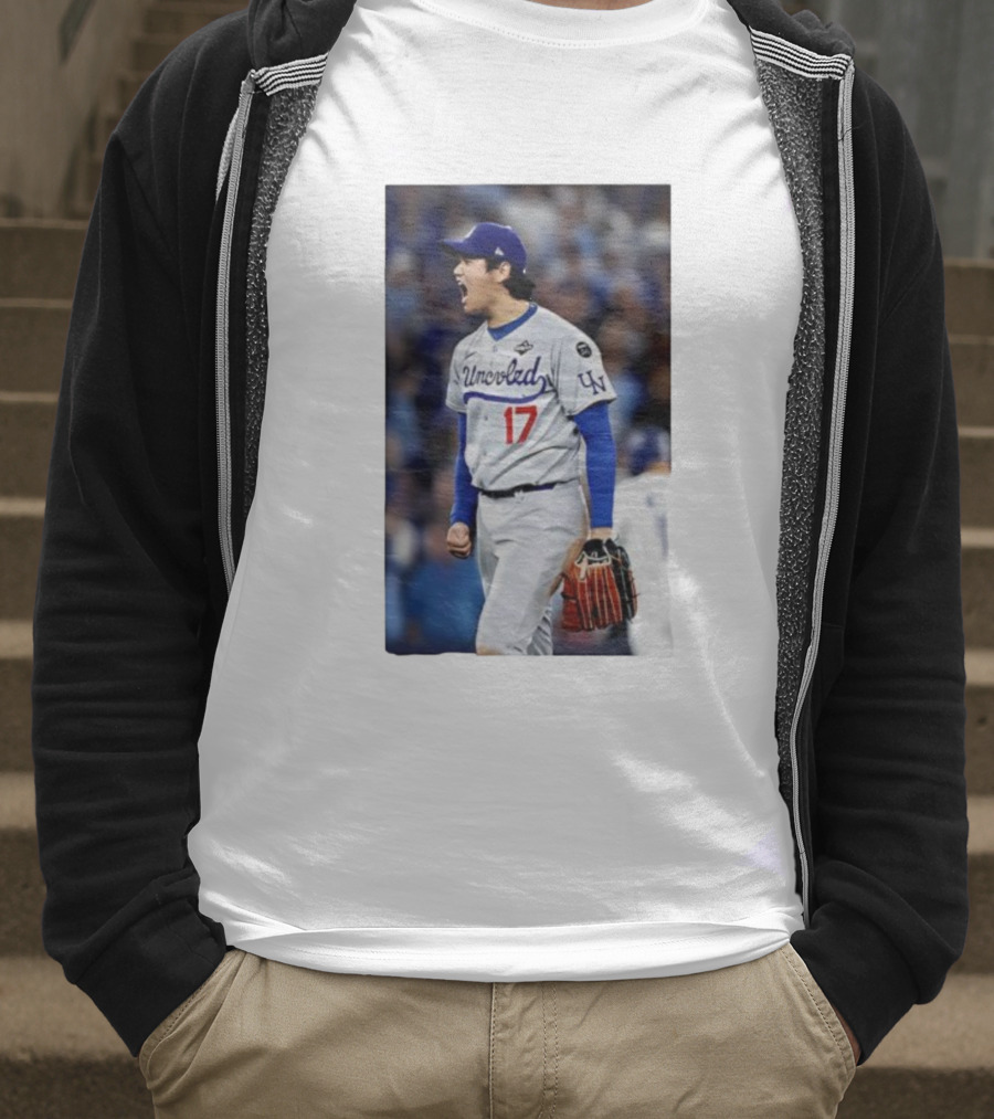 Shohei Ohtani Uncoded LA Player Number 17 T-Shirt