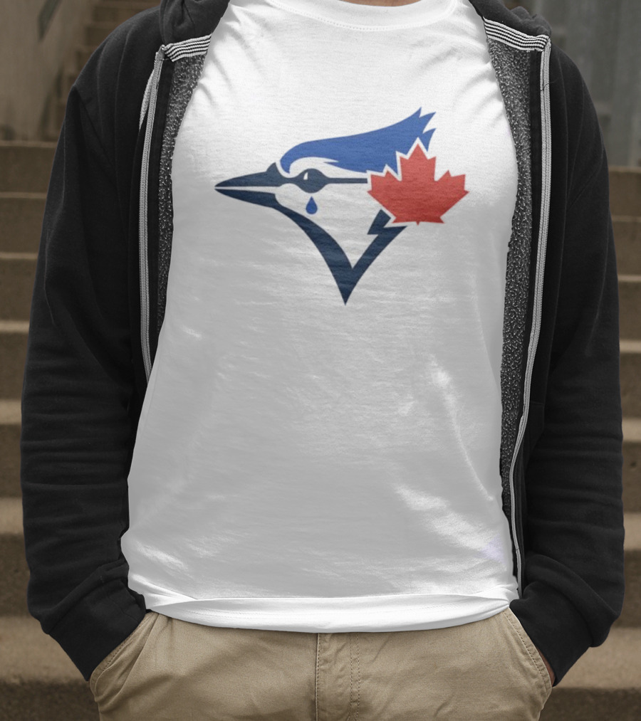 Toronto Blue Jays Maple Leaf Logo With Tear Drop T-Shirt
