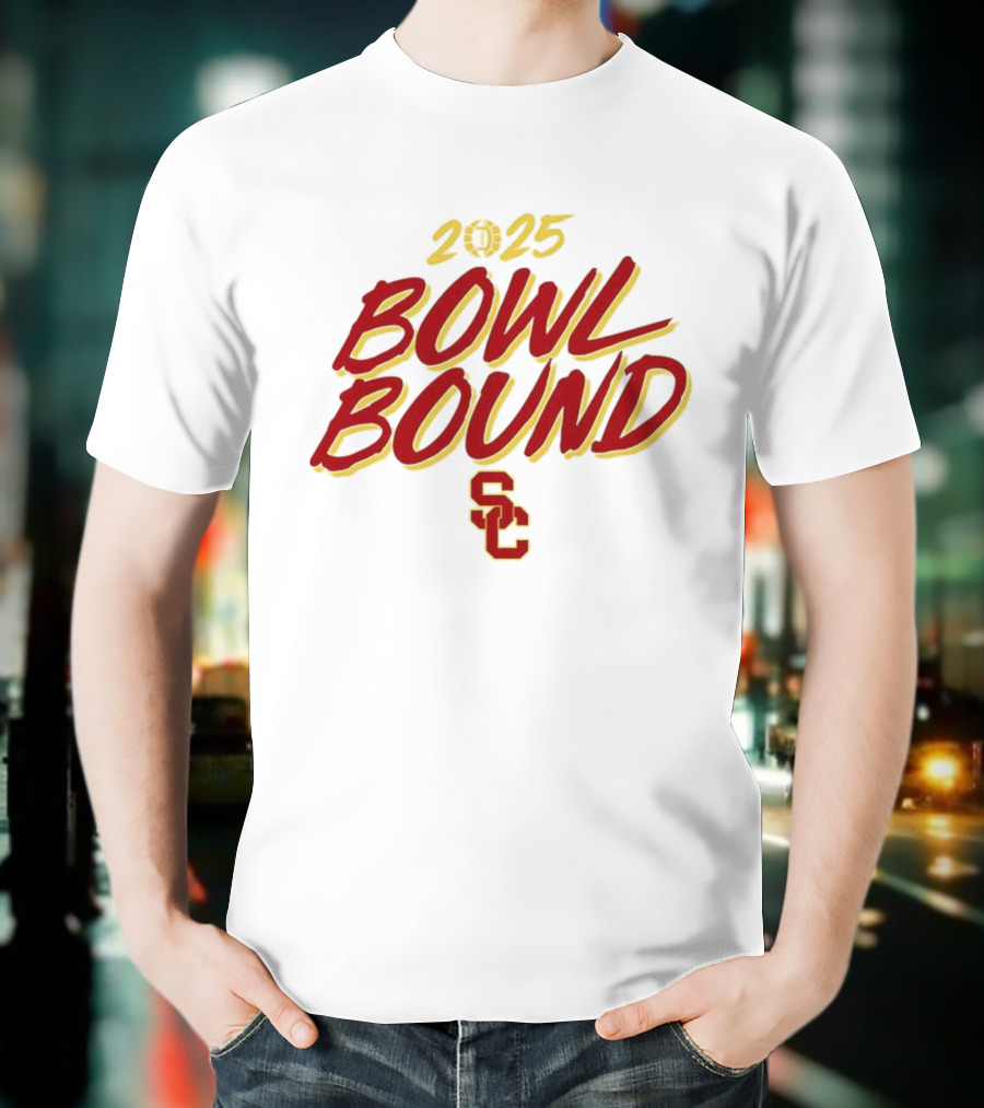 2025 USC Trojans Bowl Bound Football SC T-Shirt
