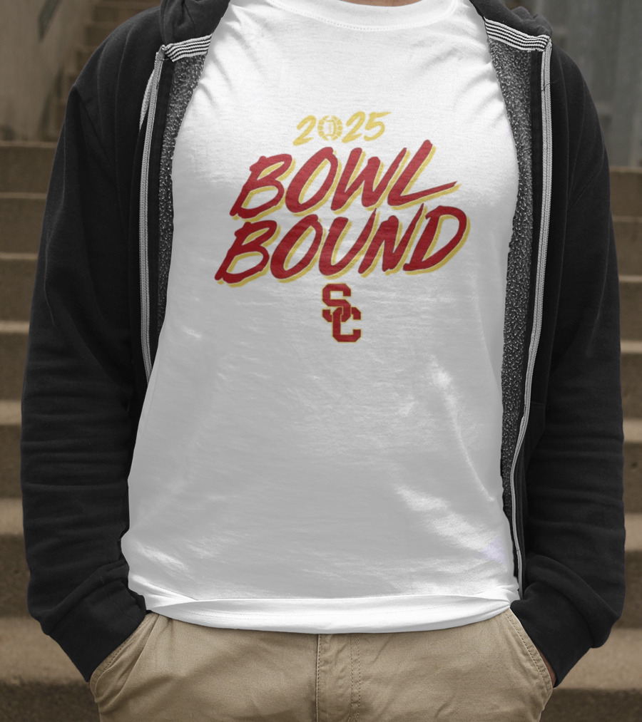 2025 USC Trojans Bowl Bound Football SC T-Shirt