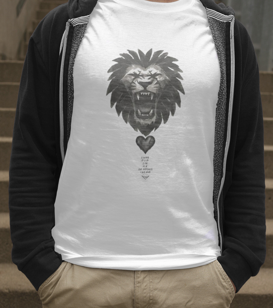 WS MVP Heart Of A Lion LA Baseball Collection T-Shirt