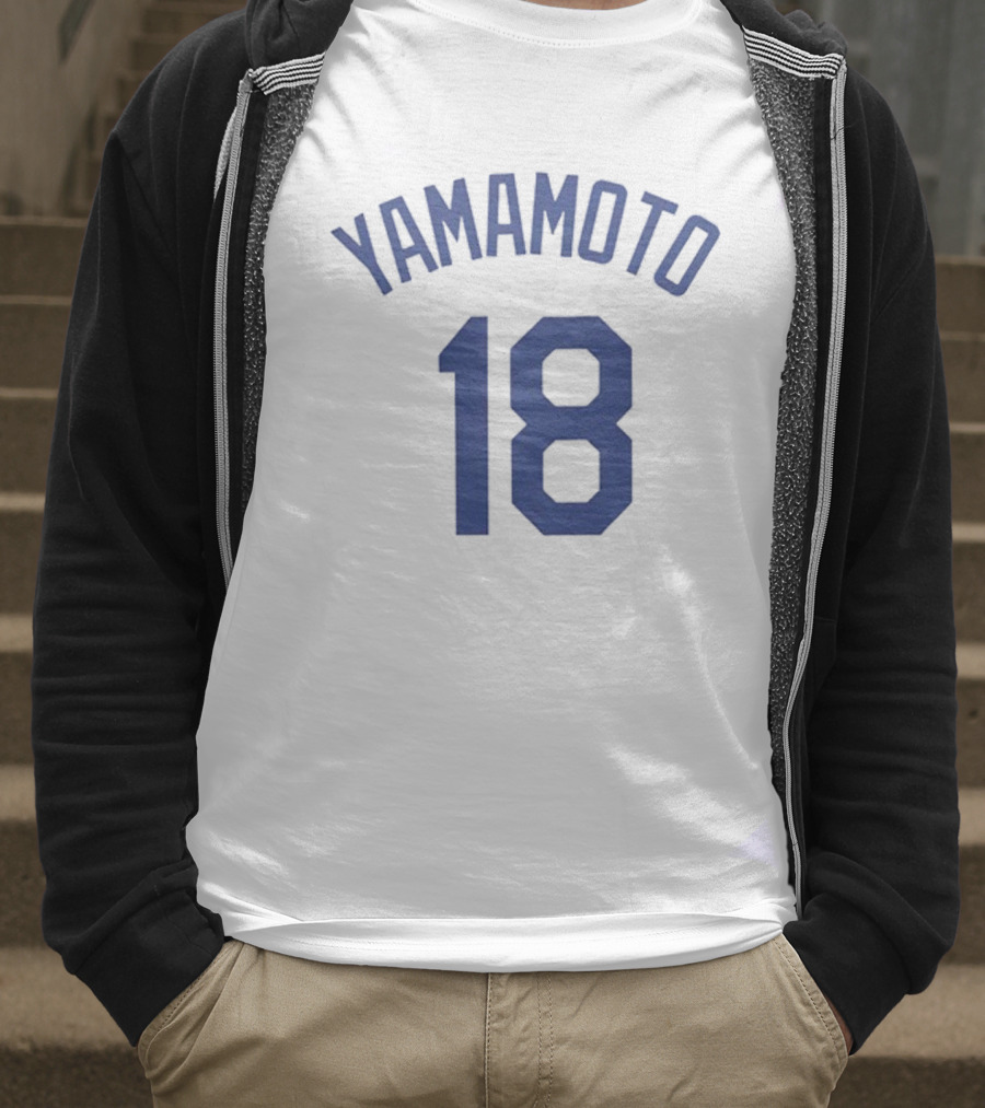 Yoshinobu Yamamoto 18 Los Angeles Dodgers MVP Cartoon T-Shirt