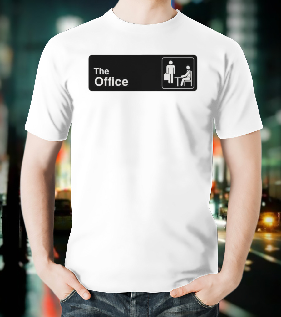 The Office Black And White Iconic Symbol Design T-Shirt