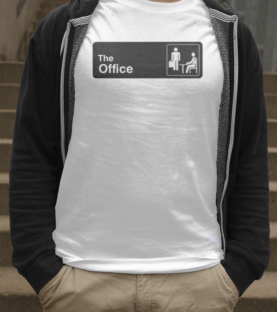 The Office Black And White Iconic Symbol Design T-Shirt