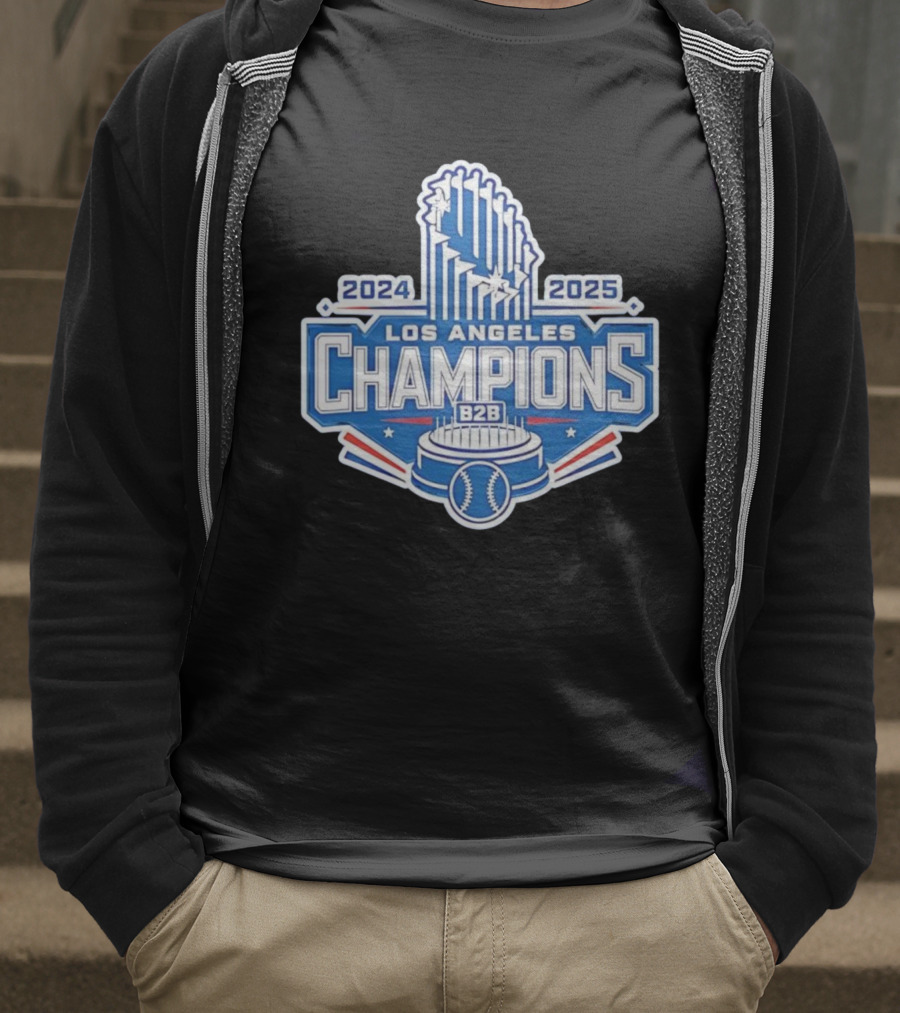 2024 2025 Los Angeles B2B Champions Baseball Cup T-Shirt
