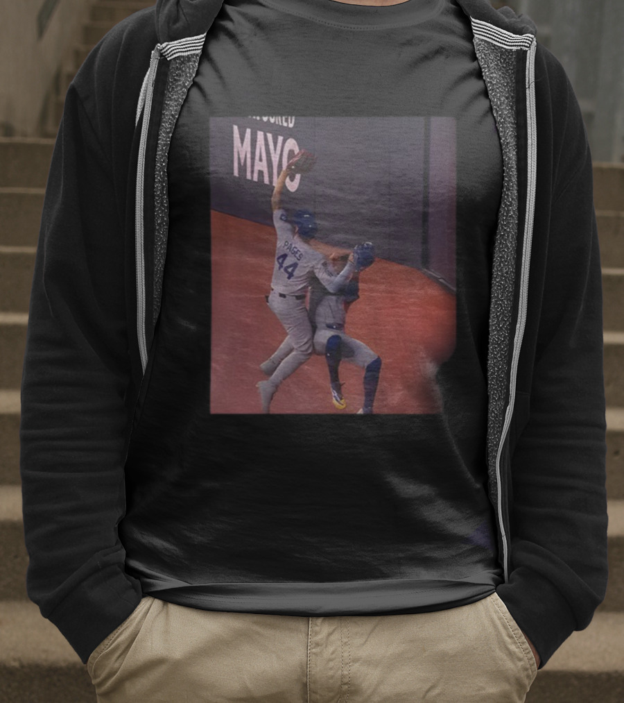 Andy Pages 2025 Game-Saving Catch Baseball Action Moment T-Shirt