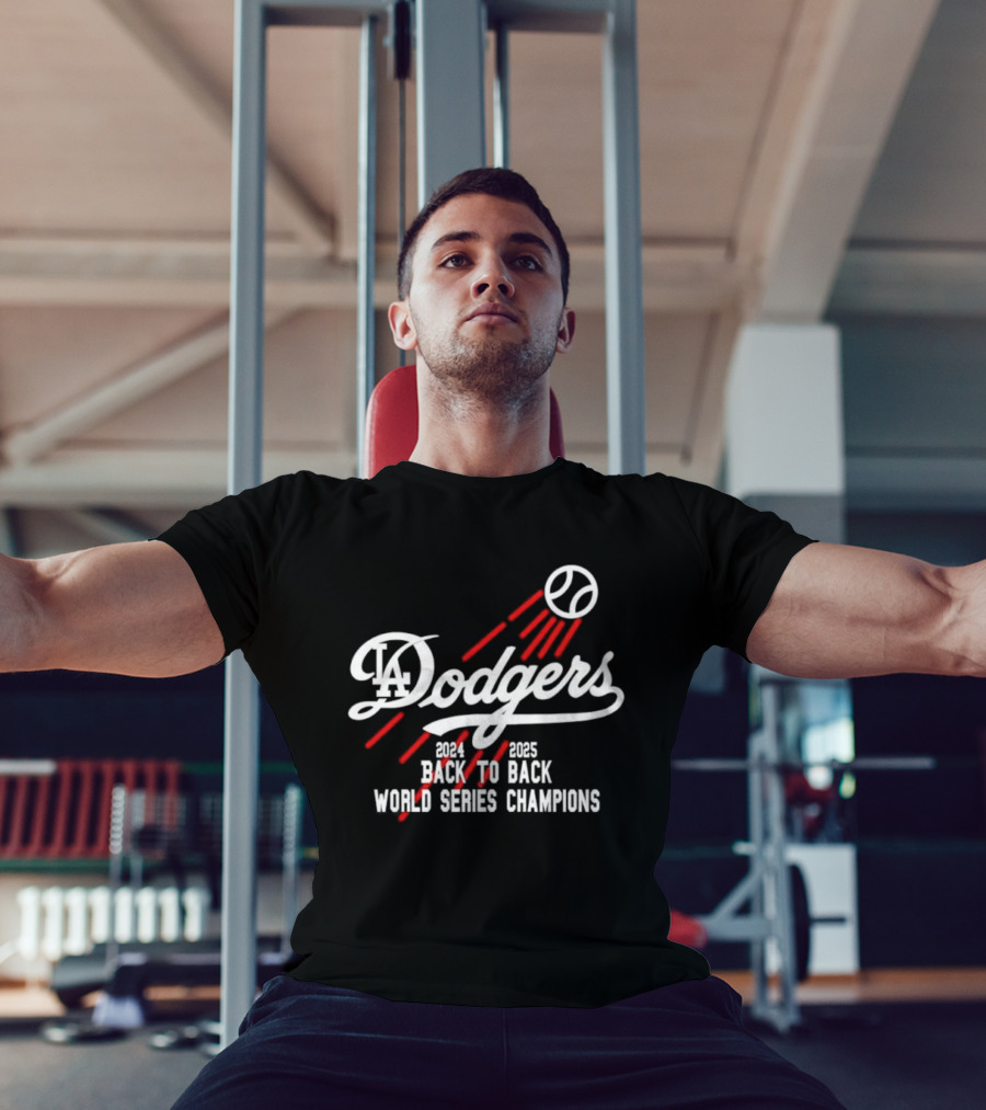 LA Dodgers 2024 2025 Back To Back World Series Champions T-Shirt