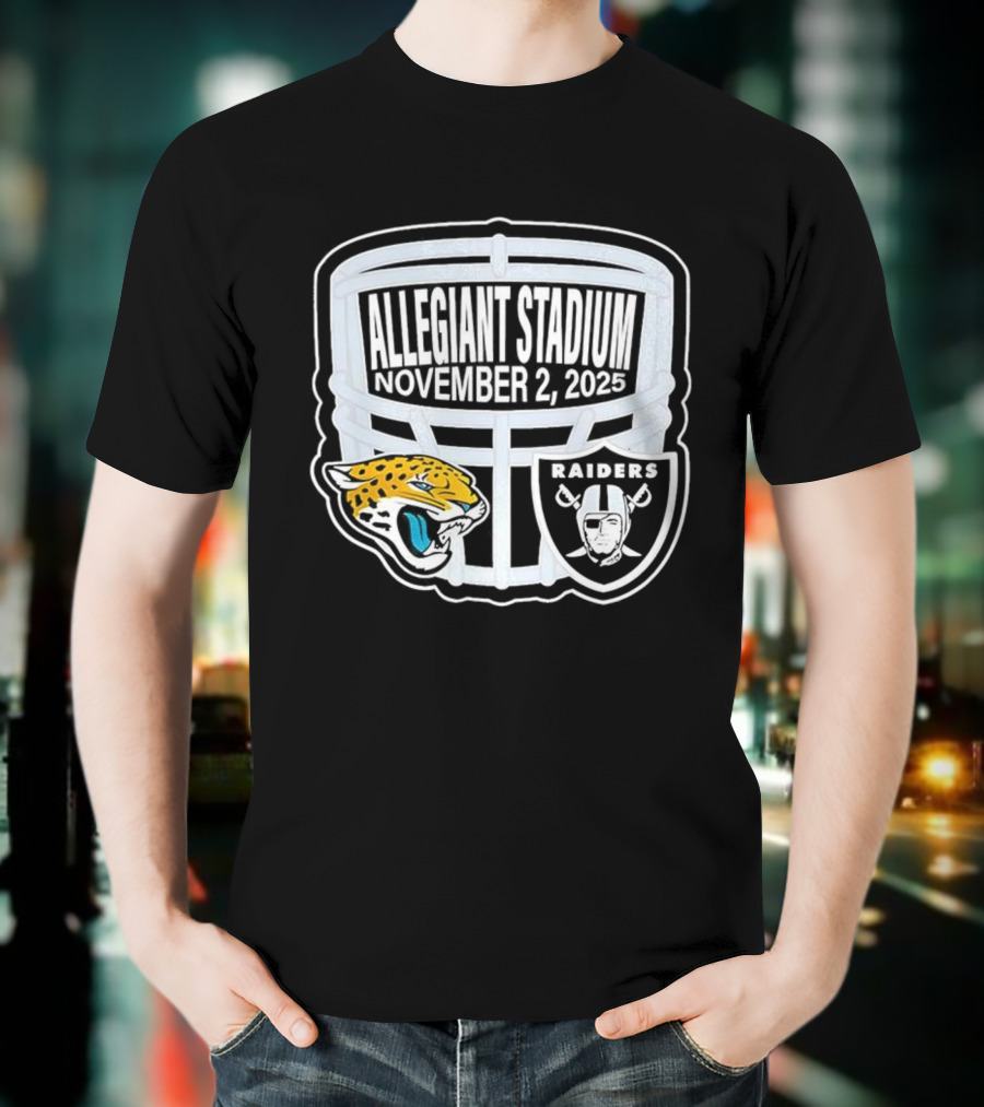 Las Vegas Raiders Vs Jacksonville Jaguars Allegiant Stadium November 2 2025 T-Shirt
