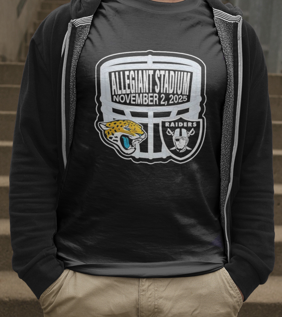 Las Vegas Raiders Vs Jacksonville Jaguars Allegiant Stadium November 2 2025 T-Shirt