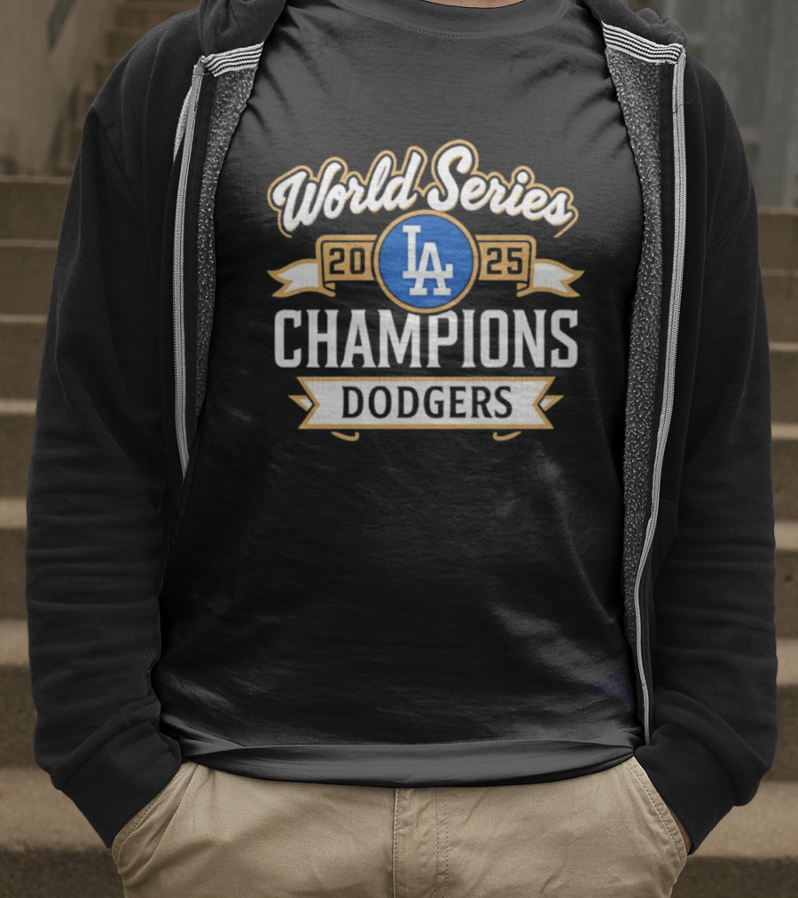 LA Dodgers 2025 World Series Champions T-Shirt