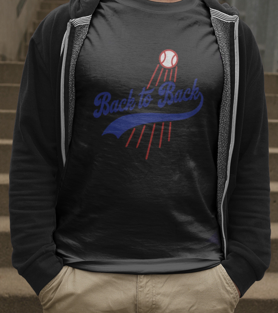 Los Angeles Dodgers Back To Back World Series Champions 2025 MLB Baseball T-Shirt