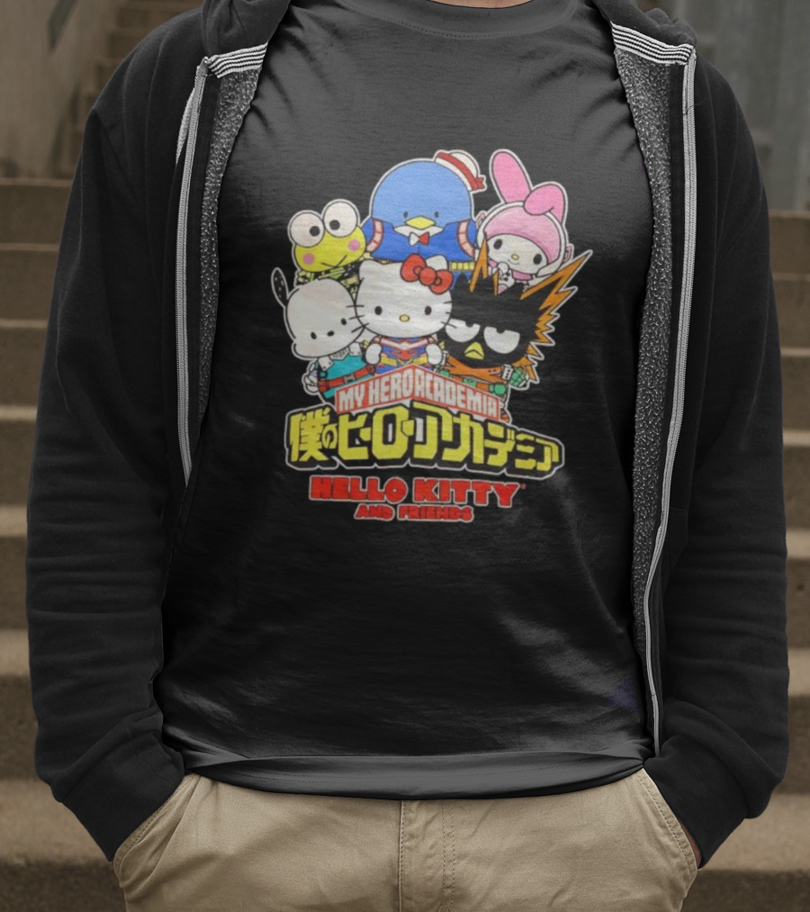 My Hero Academia Boku No Hiro Akademia Hello Kitty And Friends T-Shirt