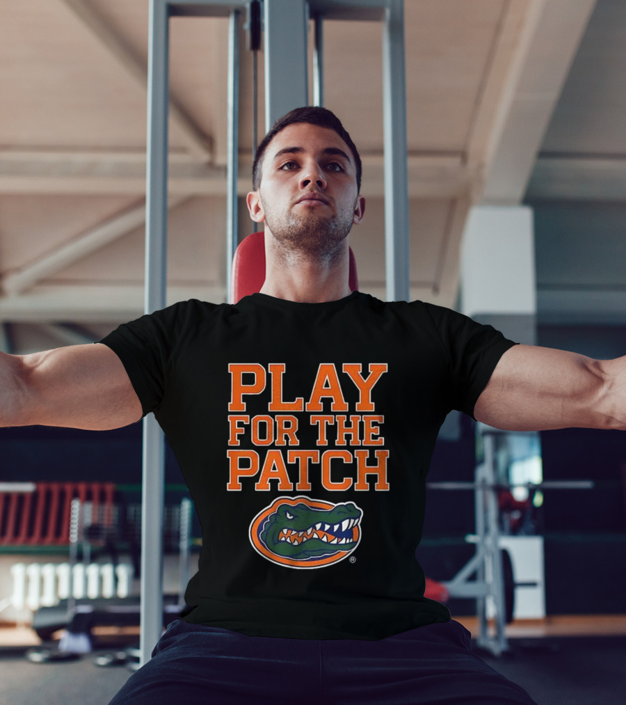 Play For The Patch Florida Gators Alligator Emblem T-Shirt