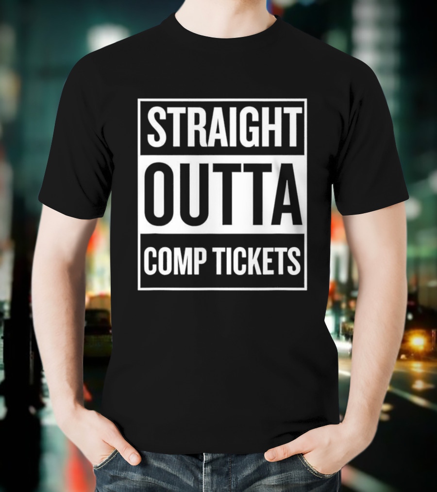 Straight Outta Comp Tickets Retro T-Shirt