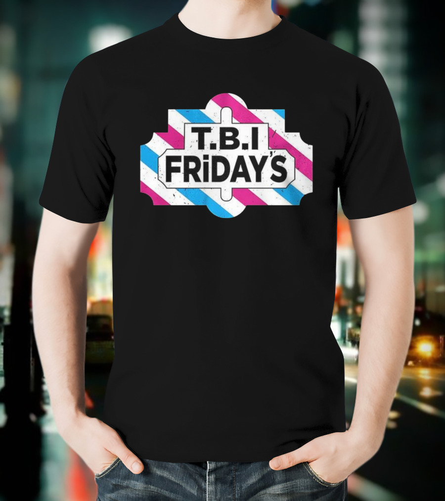 T.B.I Friday's Transgender Pride Flag T-Shirt