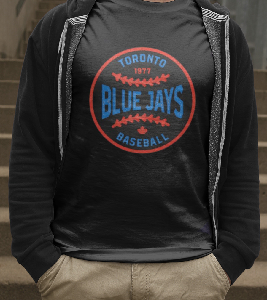 Toronto Blue Jays 1977 Vintage Emblem T-Shirt