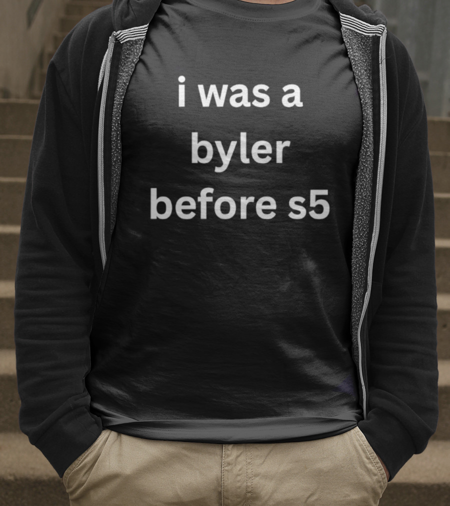 Will Byers Mike Wheeler I Was A Byler Before S5 Fan Quote T-Shirt