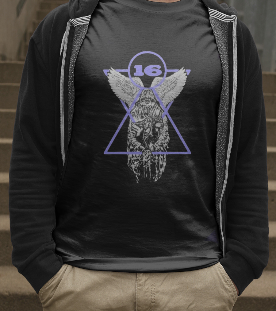 16 Wolf Winged Reaper Angel T-Shirt