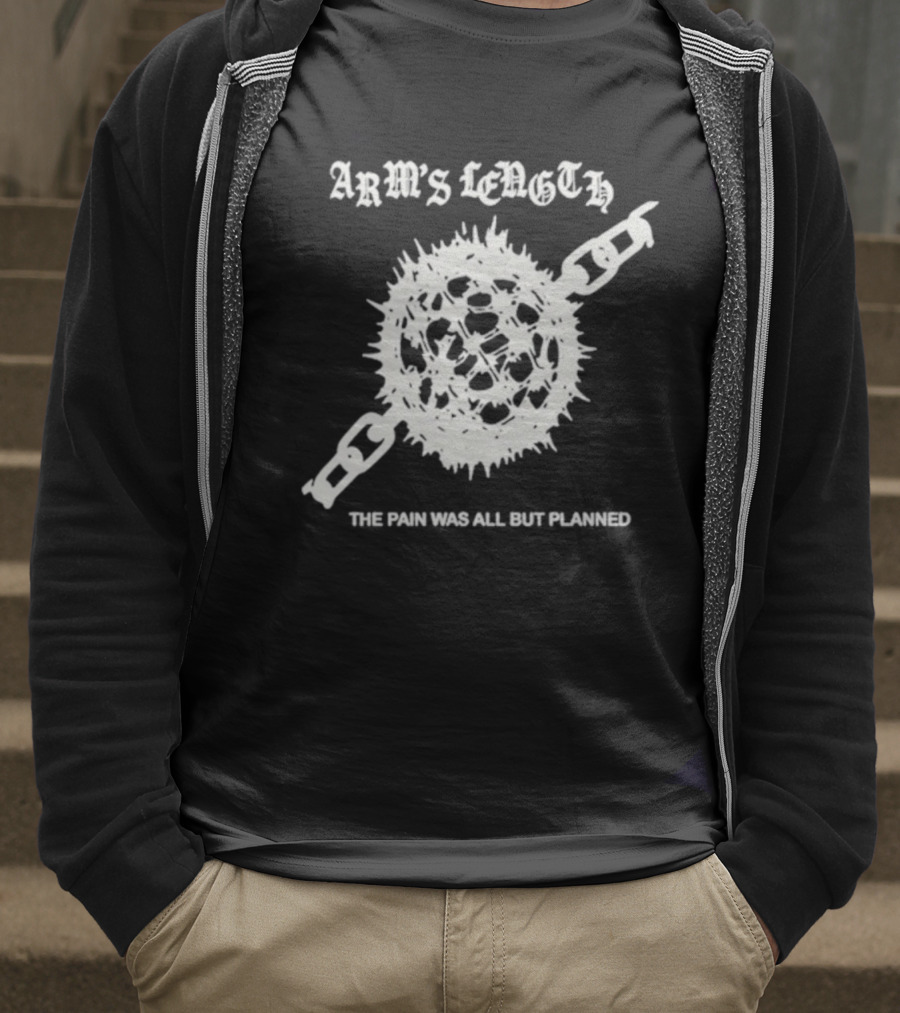 Arm’s Length The Pain Was All But Planned Tour 2025 Spiked Ball Chain Design T-Shirt