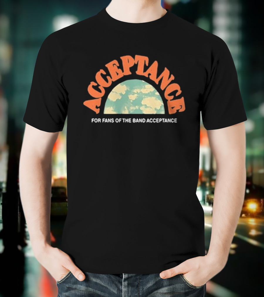 ACCEPTANCE Clouds Logo For Fans Of The Band Acceptance T-Shirt
