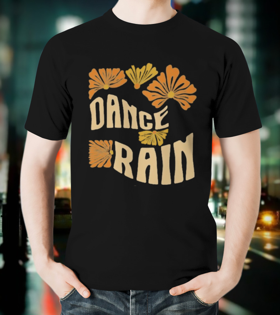 Charles Wesley Godwin Dance Rain Floral Pattern T-Shirt
