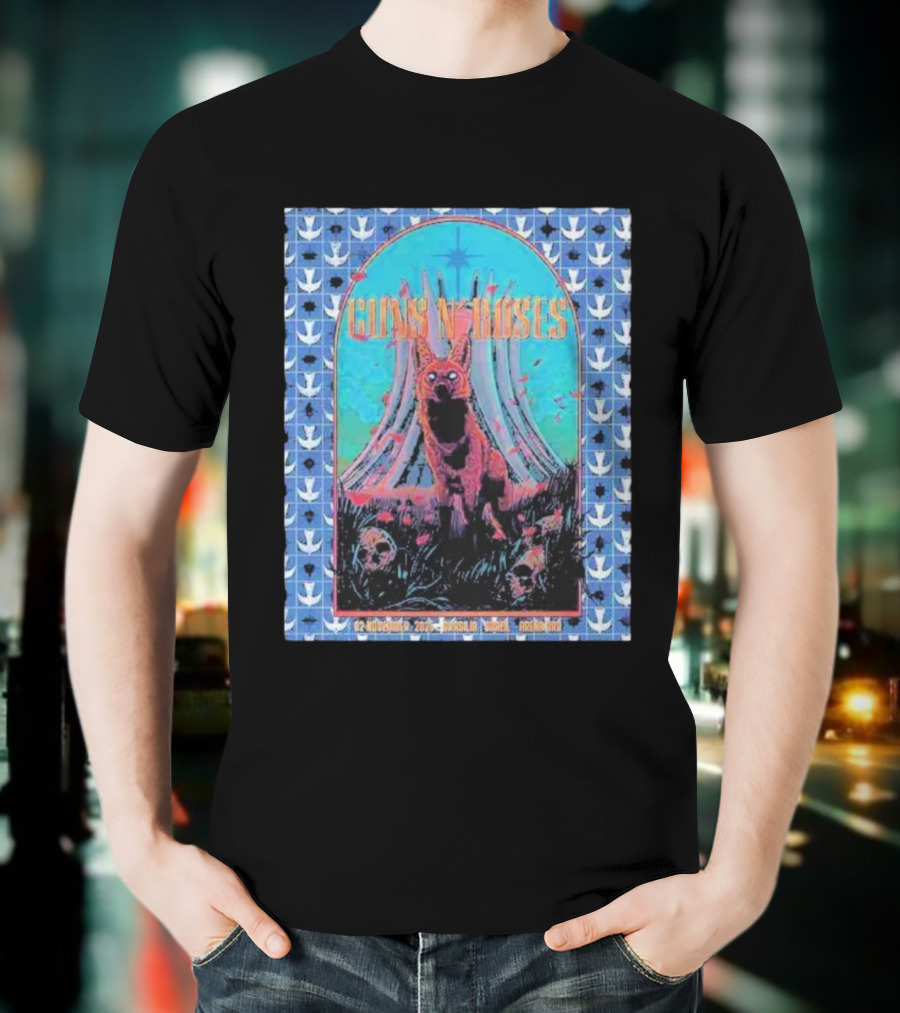 Guns N Roses Brasilia Brazil 2025 November 2 Arena BRB Concert T-Shirt