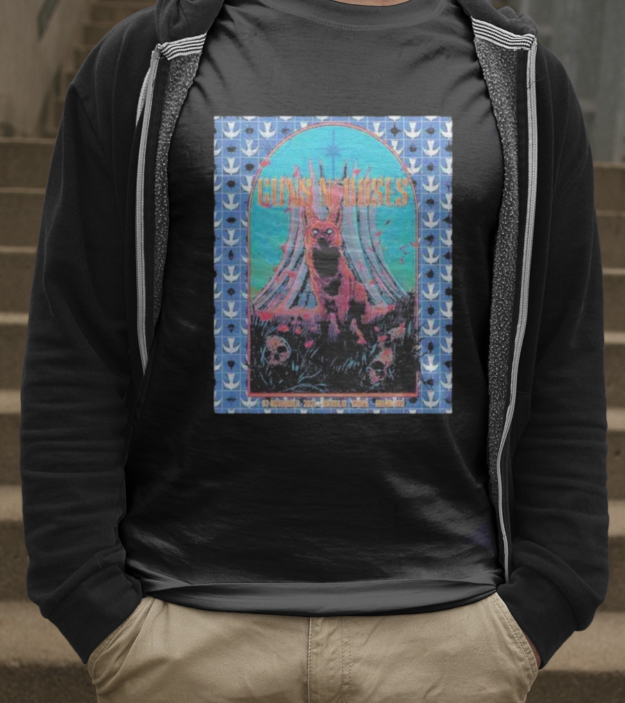 Guns N Roses Brasilia Brazil 2025 November 2 Arena BRB Concert T-Shirt