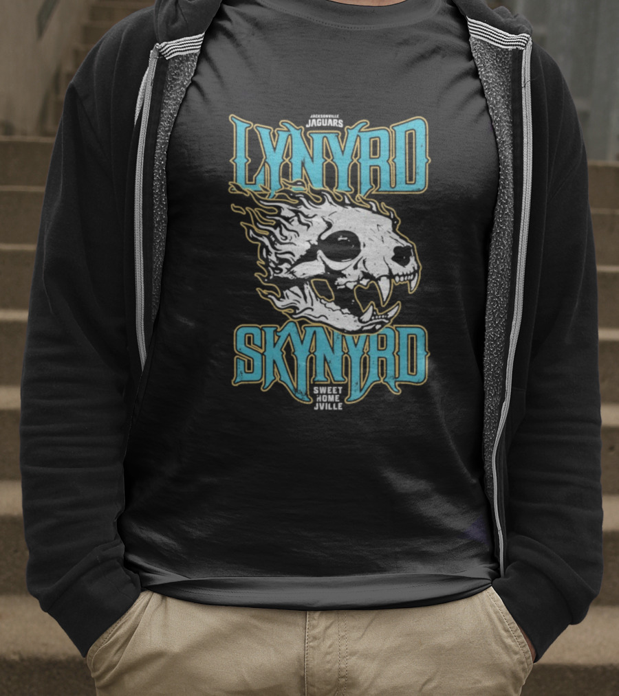 Jacksonville Jaguars Lynyrd Skynyrd Sweet Home Jville Football Collaboration T-Shirt